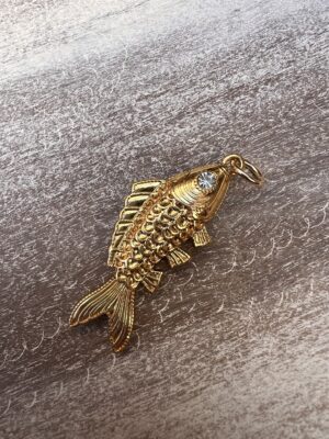Pingente peixe dourado