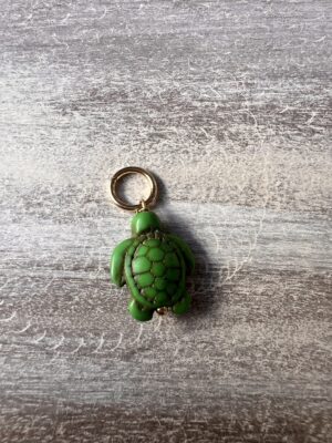 Pingente tartaruga verde
